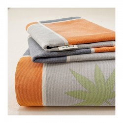 ผ้าปูที่นอนผ้าฝ้ายดิบที่สะด...